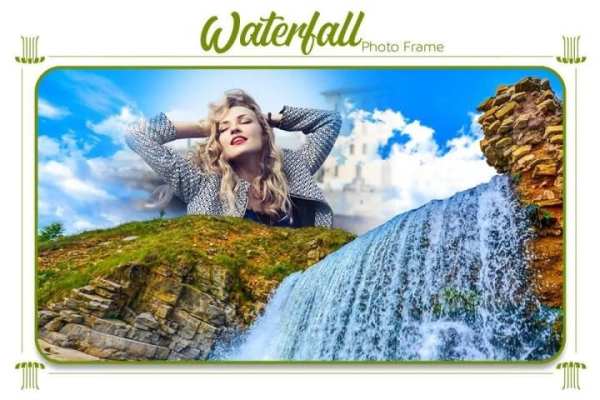 Waterfall Photo Frames स्क्रीनशॉट 4
