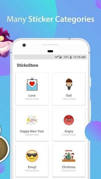 StickoStore - Sticker Pack For WhatsApp WASticker स्क्रीनशॉट 2