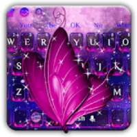 Purple Butterfly Keyboard