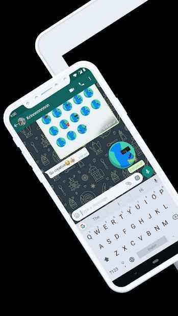 Earthy - Stickers for WhatsApp (WASticker apps) स्क्रीनशॉट 2