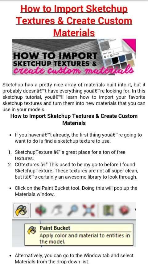 Tips For Sketchup screenshot 5