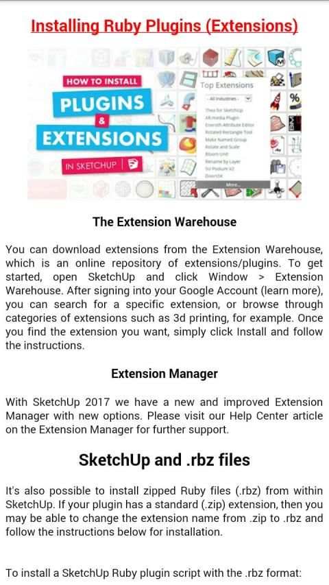 Tips For Sketchup screenshot 3