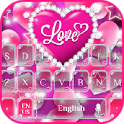 ikon Pink Love keyboard