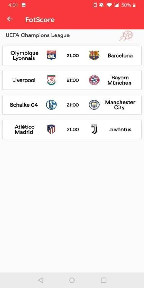 FotScore: Football TV screenshot 5