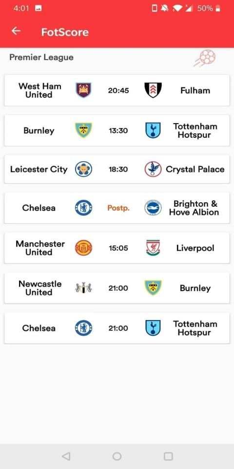 FotScore: Football TV screenshot 3