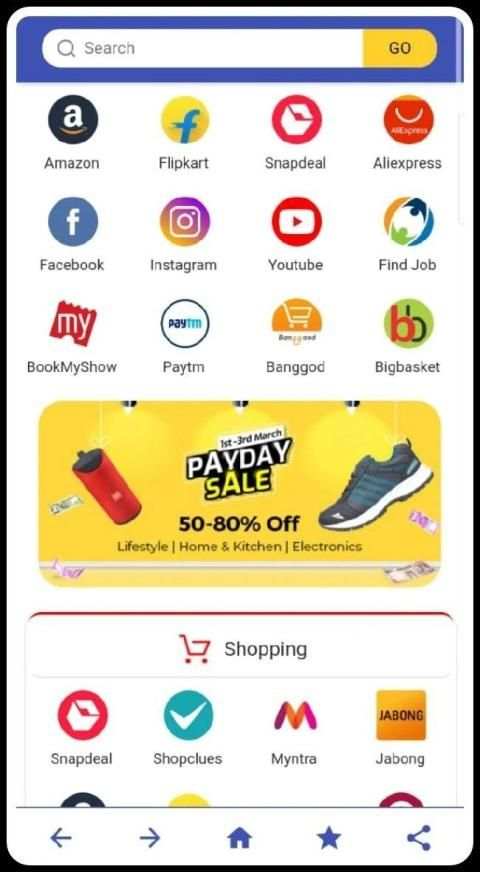 All in one browser app स्क्रीनशॉट 1