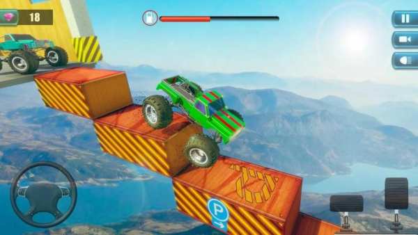 Impossible Ramp Car Park and Drive screenshot 3
