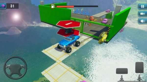 Impossible Ramp Car Park and Drive screenshot 1