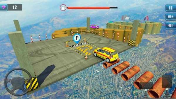 Impossible Ramp Car Park and Drive screenshot 5