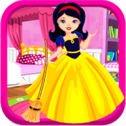 Princess Pink Cleaning Room आइकन