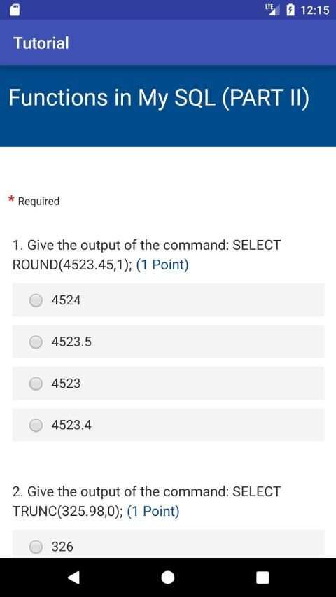 Informatics Practices App screenshot 1