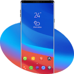 Abstract bright design colorful phone theme आइकन