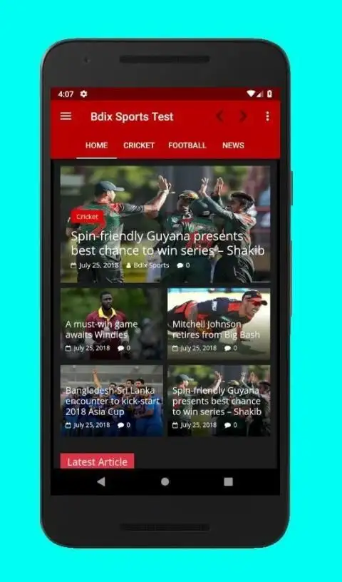 Bdix Sports screenshot 1