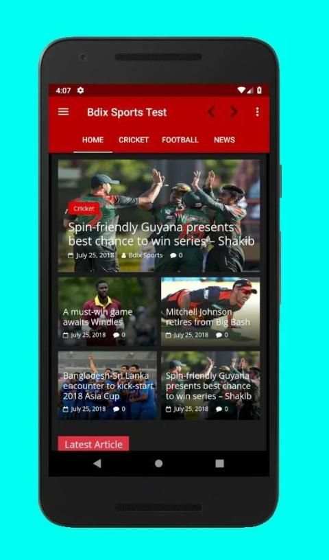Bdix Sports скриншот 1