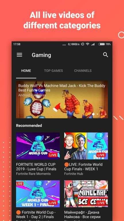 Live Stream Video for Youtube- Float Player Stream screenshot 5