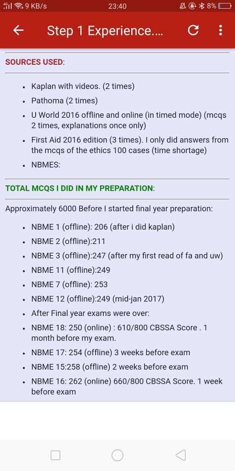Best USMLE Step 1 Scores & Experiences screenshot 3