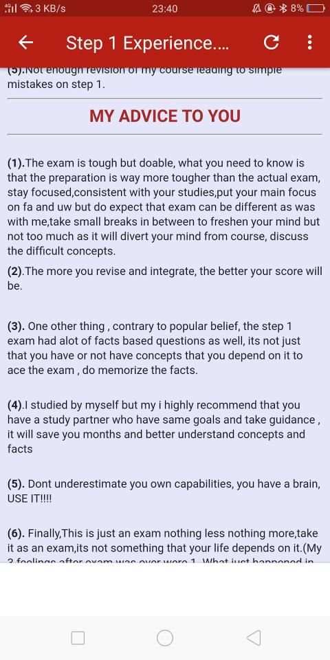 Best USMLE Step 1 Scores & Experiences screenshot 2