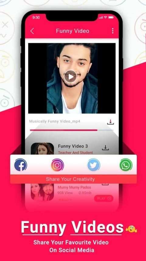 Funny Video for Tik Tok Musically स्क्रीनशॉट 1
