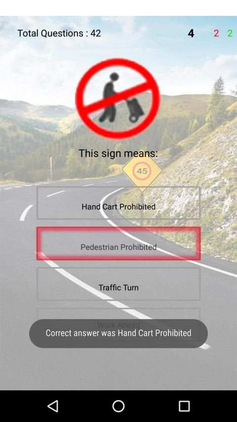 Driving theory test - Traffic signals test स्क्रीनशॉट 4