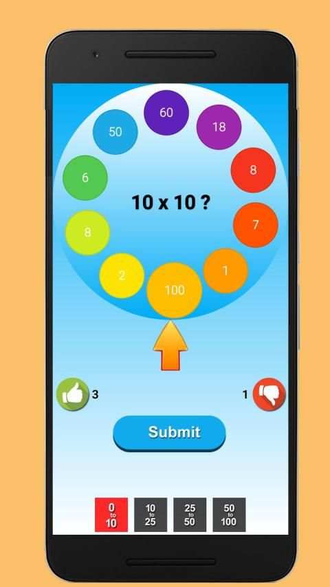 Maths 10 Quiz for Plus, Minus, Multiply and Divide скриншот 3