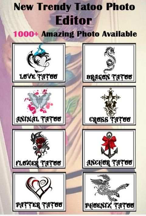 Tattoo On My Photo 2018 screenshot 2