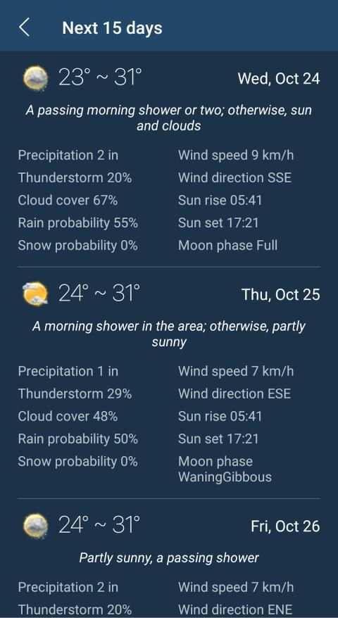 Weather Forecast screenshot 5