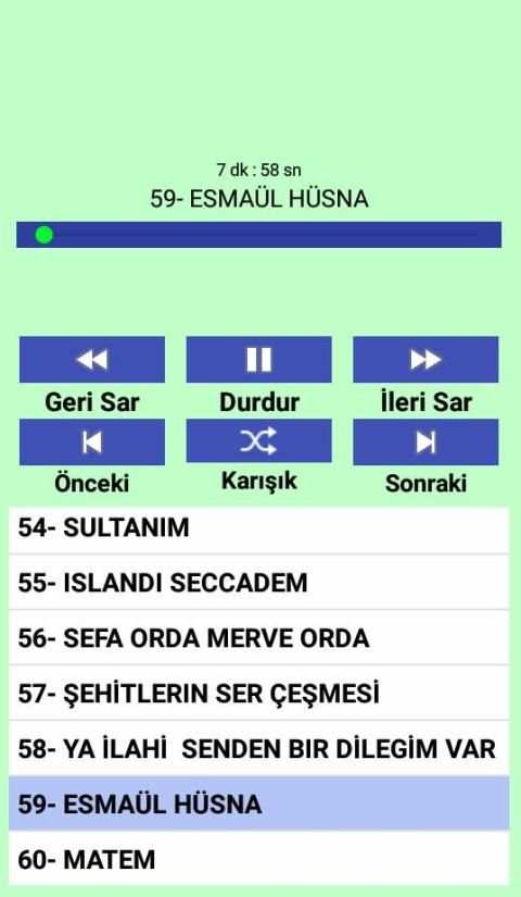 En Güzel Seçme 60 İlahi (İnternetsiz) स्क्रीनशॉट 2
