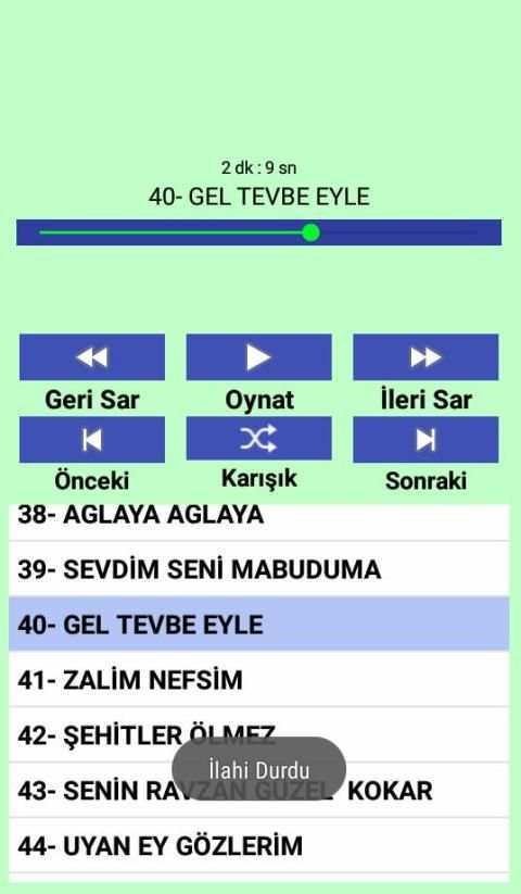 En Güzel Seçme 60 İlahi (İnternetsiz) स्क्रीनशॉट 1