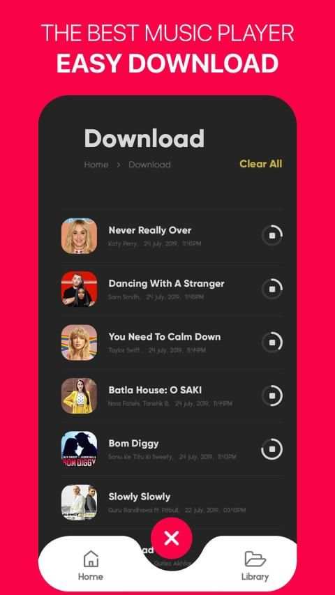 Music Player - Audio Player 2020 स्क्रीनशॉट 1