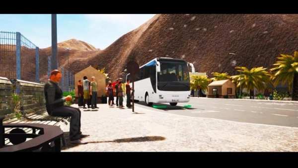 Indonesia Bus Racing Simulator:Uphill Bus Driving स्क्रीनशॉट 4