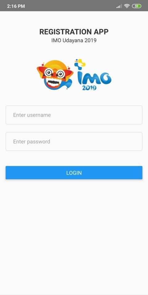 IMO Registration screenshot 2