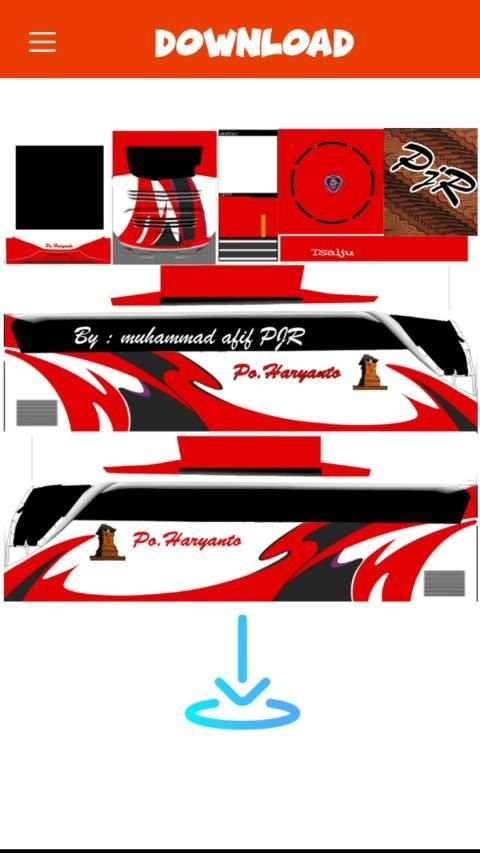Livery Bussid Hariyanto screenshot 2
