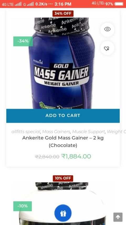 ALLFITTS : Online Supplements shopping app screenshot 4