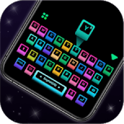 LED keyboard : RGB Colorful Keyboard Lighting आइकन