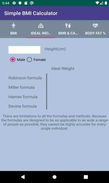 Simple BMI Calculator screenshot 6
