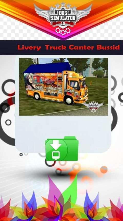 Livery Mod Truck Canter Bussid screenshot 3