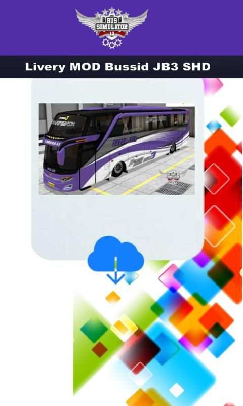 Livery MOD Bussid JB3 SHD screenshot 3