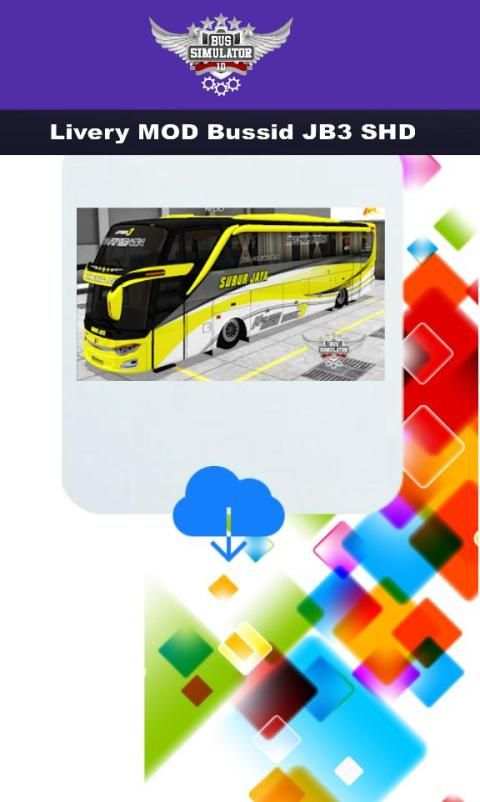Livery MOD Bussid JB3 SHD screenshot 2