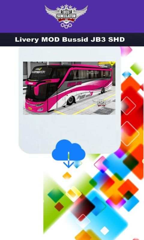 Livery MOD Bussid JB3 SHD screenshot 4