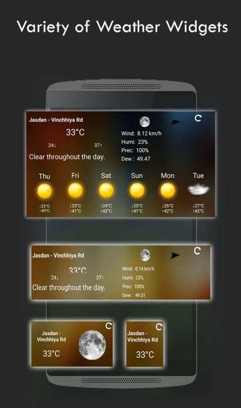 Weather app screenshot 1
