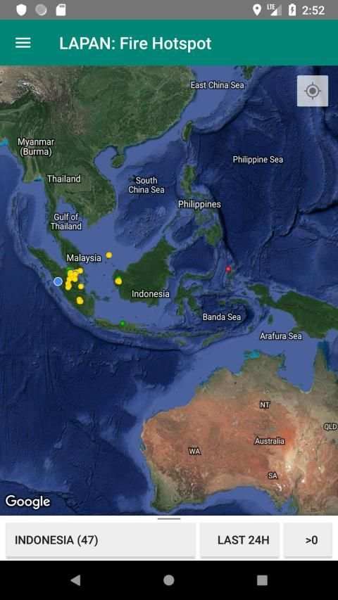 LAPAN: Fire Hotspot screenshot 4