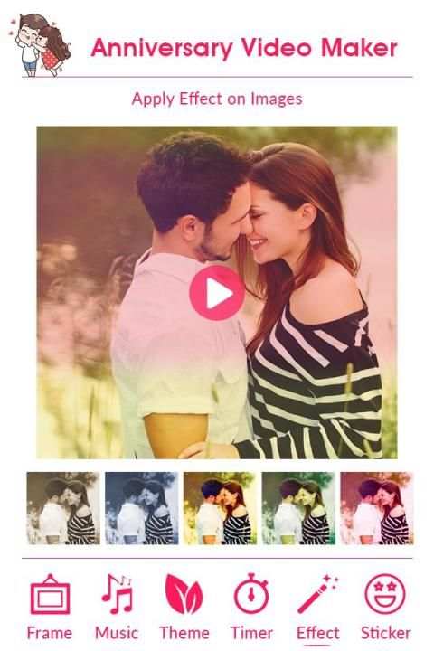 anniversary Video Maker With Song & Music स्क्रीनशॉट 3
