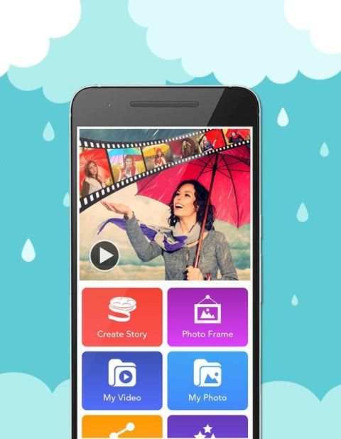 Rainy Video Maker With Music स्क्रीनशॉट 8