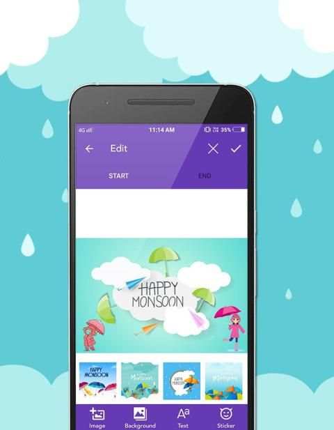 Rainy Video Maker With Music स्क्रीनशॉट 4