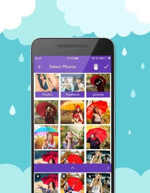 Rainy Video Maker With Music स्क्रीनशॉट 7