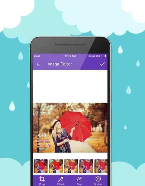 Rainy Video Maker With Music स्क्रीनशॉट 6