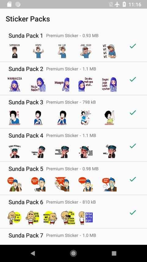 Sticker Sunda Kocak Terbaru WAStickerApps screenshot 6