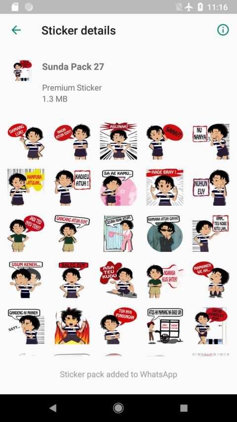 Sticker Sunda Kocak Terbaru WAStickerApps screenshot 2