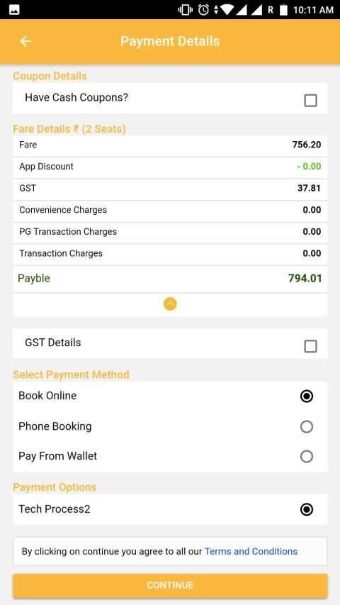 Chartered Bus स्क्रीनशॉट 1
