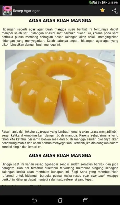 Resep Kue Agar Agar screenshot 2